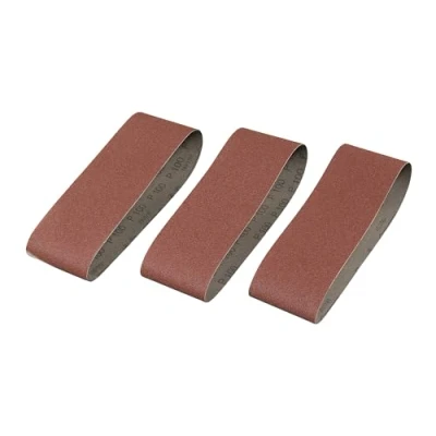 Afbeelding van Stanley Slijpband voor bandschuurmachines (75 x 533 mm, grove korrel K100, geschikt Black+Decker BD75, BD75E, KA75E, KA88, 3 stuks) STA33196