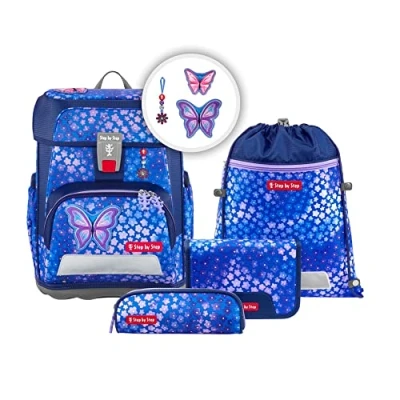 Afbeelding van Step by Cloud schooltas set 5 stuks.