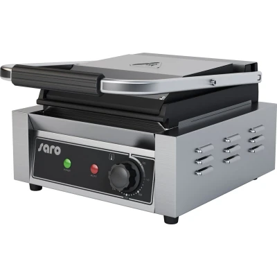 Afbeelding van Contactgrill smal saro PG1 gegroefd 1,8kW (H)19x(B)32x(D)41