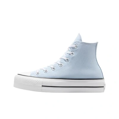 Afbeelding van Converse Chuck Taylor ALL STAR LIFT Platform Sneakers hoog, Dames, Maat: 41, Blue supermoon/natural ivory/black Textiel