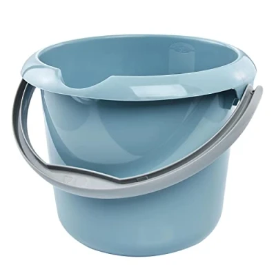 Afbeelding van keeeper Emmer met geïntegreerde meetschaal en ergonomische handgreep, 5 l, Mika, Nordic Blue