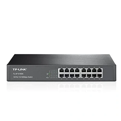 Afbeelding van TP Link TL SF1016DS Netwerk Switch Unmanaged