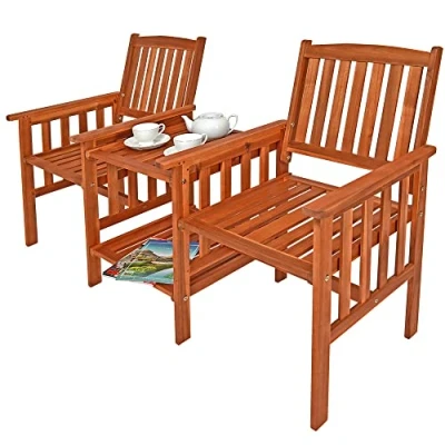 Afbeelding van Casaria 2 Zits Tuinbank FSC® Gecertificeerd Acaciahout 164 cm