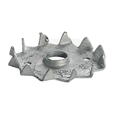 Afbeelding van GB Kramplaat enkelzijdig getand M16 62 thermisch verzinkt 150 stuks GB07294