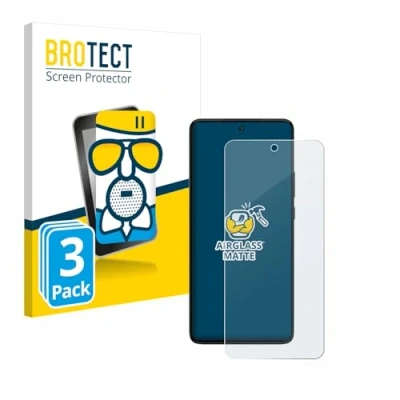 Afbeelding van BROTECT Screenprotector voor Motorola Moto G84 Folie Beschermfolie Beschermglas matte (3 Stuks)