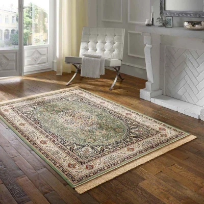 Afbeelding van Vloerkleed Klassiek Regal Ariadne Groen 67x105 Cm