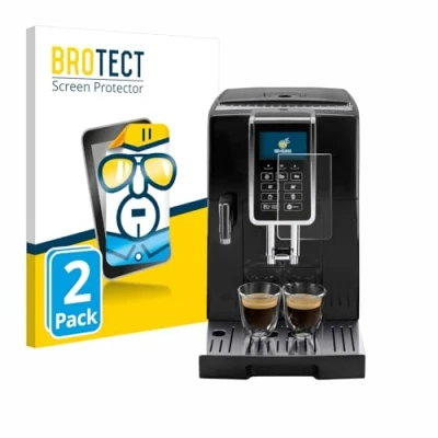 Afbeelding van BROTECT Screenprotector voor DeLonghi Dinamica ECAM350.55 Folie Beschermfolie transparant (2 Stuks)