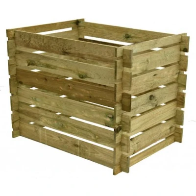 Afbeelding van Compostsilo grenen 70x100x70cm geïmpregneerd.