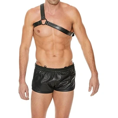 Afbeelding van Shots Ouch! Gladiator Harnas Leer black One Size
