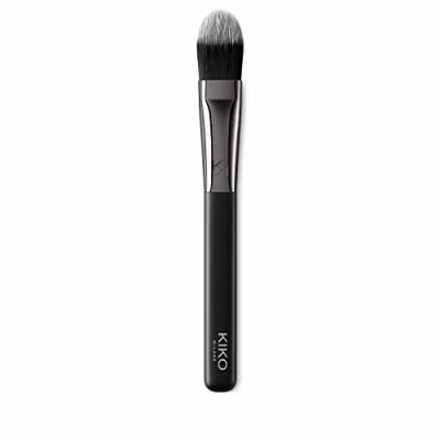 Afbeelding van KIKO Milano Face 03 Flat Foundation Brush Platte Kwast Voor Vloeibare Of Crèmefoundation, Synthetische Haren