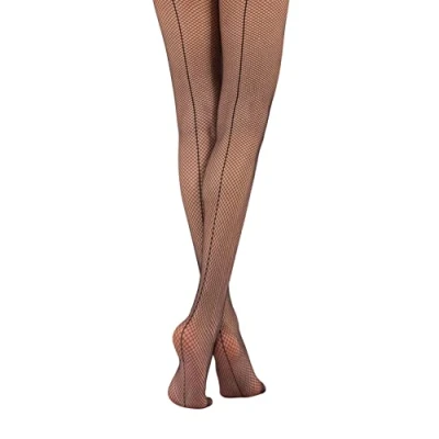Afbeelding van Calzitaly Panty, grote maten, ondoorzichtig, extra breed, 60 denier, L, XL, 2XL, 3XL, 4XL, Made in Italy, zwart., XXL
