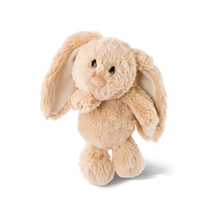 Afbeelding van NICI knuffeldier konijn lichtbruin 20 cm knuffel van zachte pluche, schattig pluchen dier om mee te knuffelen en spelen, voor kinderen &amp; volwassenen, 48664, leuk cadeautje, bruin