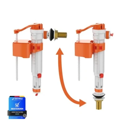 Afbeelding van IBERGRIF M20521 Toilet Stortbak Onderzijde Vulklep Verstelbare Telescopische Urinoir Spoelkleppen Onderdelen M13 17 (3/8&quot;) Plastic &amp; Messing