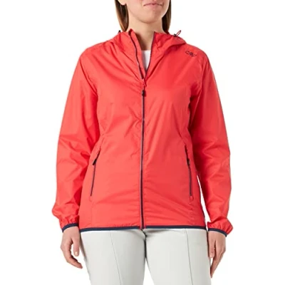 Afbeelding van Cmp Rain Fix Hood 32x5796 Jasje Rood 2XS Vrouw