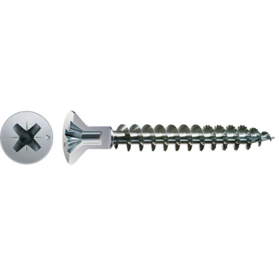 Afbeelding van Spax spaanplaatschroef vz pk 5.0x70mm pz2 met kopboring (200 st)