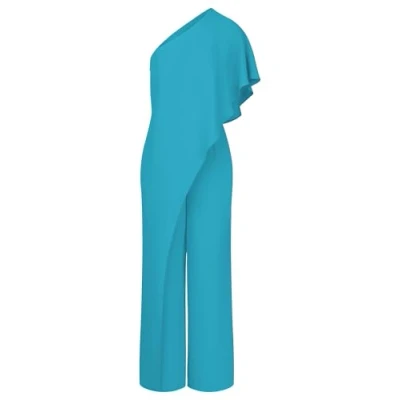 Afbeelding van Apart Oneshoulder Overall Jumpsuit, Dames, Maat: 38, Türkis