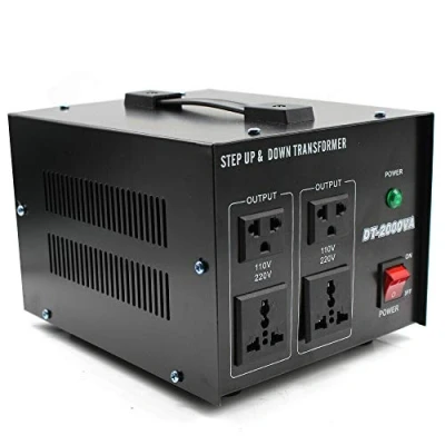 Afbeelding van Spanningsomvormer, transformator, 110 V 220 V, Step Up/Down converter, reisadapter voor alle elektronische en elektrische apparaten (1000 W)