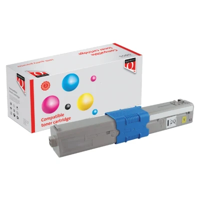 Afbeelding van Toner Quantore alternatief tbv Oki 44973533 geel