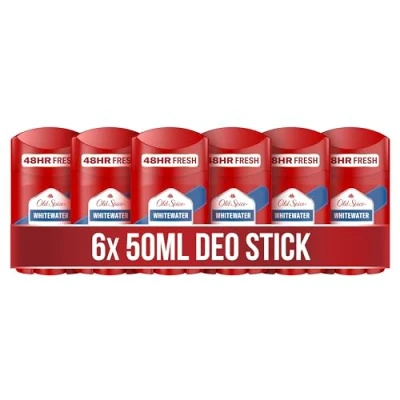 Afbeelding van Old Spice Whitewater Deodorant stick, 50 ml, zonder aluminium, voor mannen