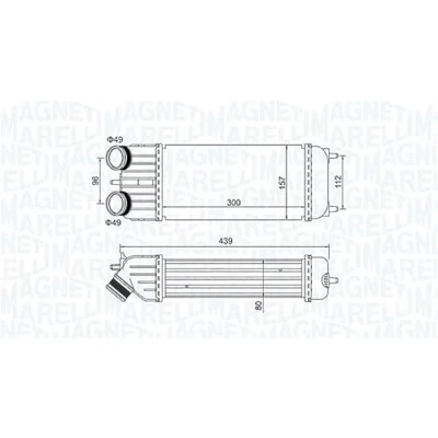 Afbeelding van Magneti Marelli Interkoeler 351319204250