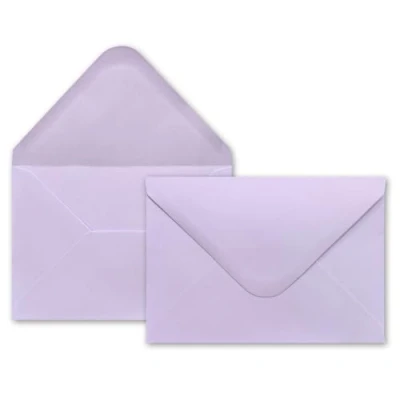Afbeelding van NEUSER PAPIER 80 g/m2 enveloppen B6 175 x 125 mm, natte kleeflaag 75 Umschläge lila