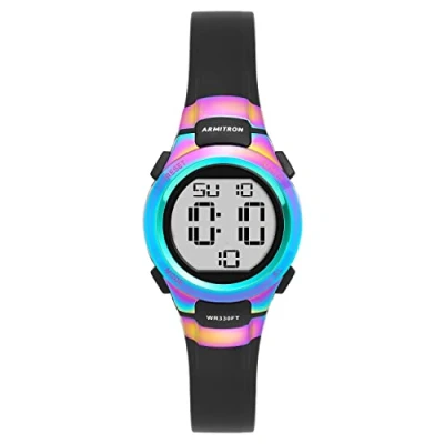 Afbeelding van Armitron Sport digitaal chronograaf dameshorloge met harsband, 45/7012