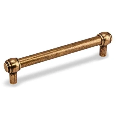 Afbeelding van Meubelgreep ALTHEA Boorgatafstand 128 mm Oud messing optiek Stijl/ landhuisgreep van SOTECH