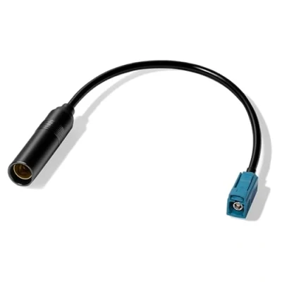 Afbeelding van Bingfu Universal Vehicle Car Stereo FM AM Radio Antenna Adapter Cable Fakra Z Female to Motorola DIN Socket Connector 15cm 6 inch for Audio HD Head Unit CD Media Player Receiver