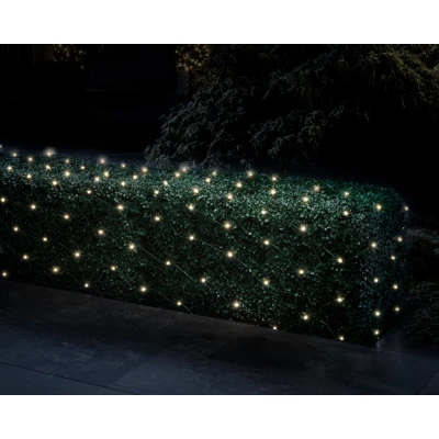 Afbeelding van Netverlichting 2 x meter 180 LEDs Warm wit