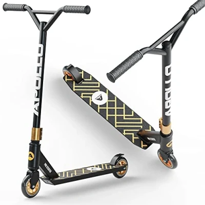 Afbeelding van Apollo Stunt Scooter Genius Pro 4.0 Hoogwaardige Stuntstep Funstep ABEC 9 Kogellagers 100 mm Wielen met Aluminium Kern Funscooter Step