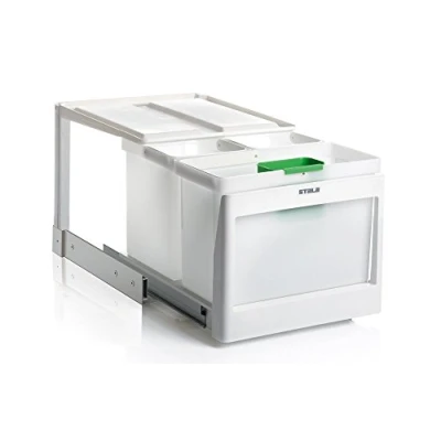 Afbeelding van Stala EKO Inbouw Prullenbak 21 l + 16 Wit