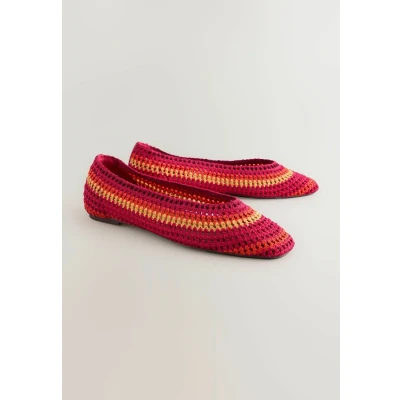 Afbeelding van Next Regular FIT Forever Comfort Square TOE Ballerina&#039;s, Dames, Maat: 38.5, Bright Polyester