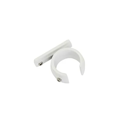 Afbeelding van GARDINIA Ringadapter voor universele steun gordijnroedes Ø 20 mm, 2 stuks, Serie Chicago, Metaal, Wit
