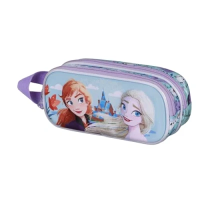 Afbeelding van Disney Frozen 2 Spring 3D Dubbele Etui, Blauw, 22 x 10 cm, Blauw 2, Eén maat, Etui
