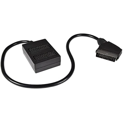 Afbeelding van AV:Link 2 weg scart splitter met automatische schakelaar
