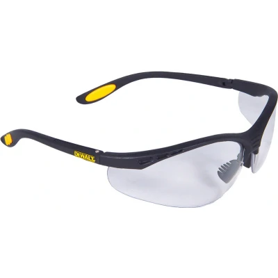 Afbeelding van DeWALT veiligheidsbril DPG58 1D EU Anti condenscoating Transparant glas Zwart