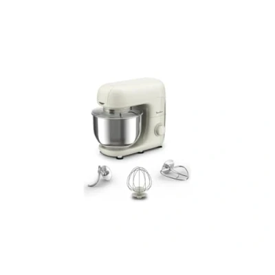 Afbeelding van MOULINEX Bake Essential Keukenmachine, met 4,8 liter, Gebakset, 800 W, Wit QA160110