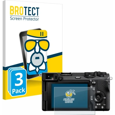 Afbeelding van BROTECT Antireflecterende Glas Screen Protector Mat voor Sony Alpha 6700 (3 Stuks) Schermbeschermer [Beschermglas Folie niet Gehard Glas]
