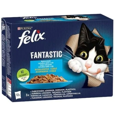 Afbeelding van Felix Fantastic country flavours in gelei, rundvlees &amp; kip 340g (4x 85g)