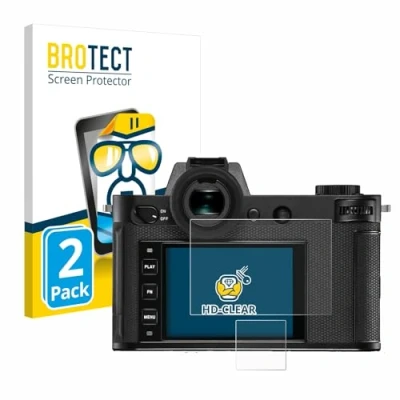 Afbeelding van BROTECT Screenprotector voor Leica SL2 S Folie Beschermfolie transparant (2 Stuks)
