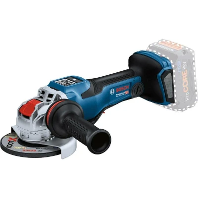Afbeelding van Bosch Professional BITURBO met X LOCK haakse accuslijpmachine GWX 18V 15 PSC (vermogen als dat van een machine snoer 1500 W, zonder accu&#039;s en oplader, in kartonnen doos)