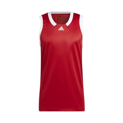 Afbeelding van adidas Heren Basketball Icon Squad Jersey Aeroready, Team Power Red/White/White, XXL