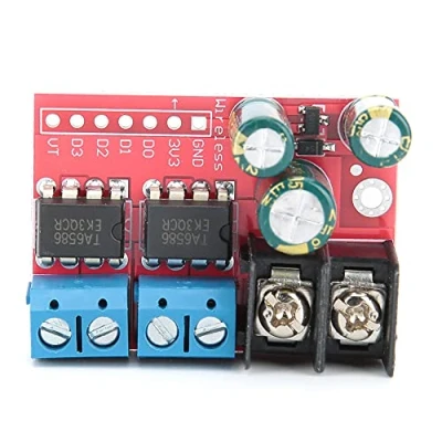 Afbeelding van 5A DC motoraandrijvingsmodule besturingsplaatmodule rechts en linksloop, PWM regeling dubbel H brugmodule