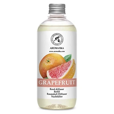Afbeelding van Navulling geurstokjes Grapefruit 500ml Intensieve Verse Langdurige en Frisse Geur Verdampingsduur van 20 weken Aromatherapie Diffuser Luchtverfrisser huisparfum geurolie