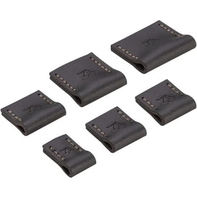 Afbeelding van KIRSCHEN Snijbescherming bescherming voor 6 steekbeitels met 6, 10, 12, 16, 20, 26 mm lemmetbreedte, lemmetbescherming van leer, delig 8505000