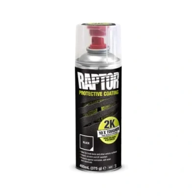 Afbeelding van Raptor Liner 2K Spuitbus met verharder Zwart 400ml