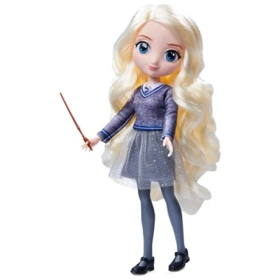 Afbeelding van Wizarding World, Luna Lovegood Collectible 8&quot; Doll in Harry Potter Zweinstein Ravenklauw Uniform met accessoires Kinderspeelgoed voor meisjes en jongens vanaf 5 jaar