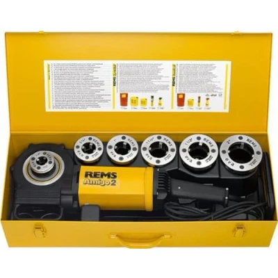 Afbeelding van REMS Amigo 2 draadsnijmachine set R 1/2 3/4 1 1/4 2&#039;&#039;