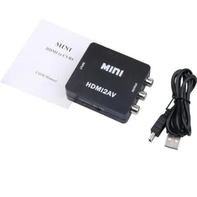 Afbeelding van Go Gadget HDMI to AV converter Zwart