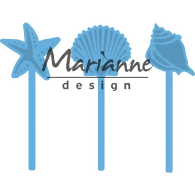 Afbeelding van Marianne D Creatable zeeschelpen pins LR0602 68x28 mm